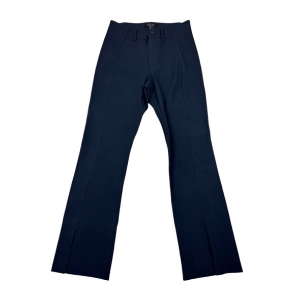 AYR The Sizzle Tonal Seamed Pants in Navy Blue 2 Business Casual - Picture 3 of 7